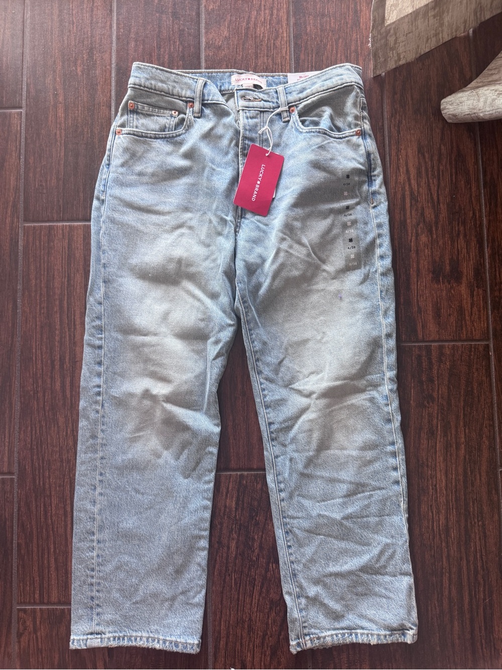Lucky Brand Women's Straight Leg Jeans - Light Blue Wash